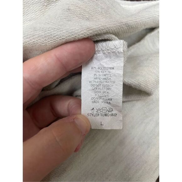 E. Luna T-shirt Dress with Ruffle Sleeve Size Large - Picture 5 of 9